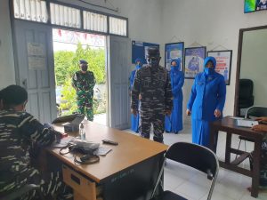 TNI AL Laksanakan Serbuan Vaksin Lanal Sangatta Sasar Masyarakat Maritim Secara Bertahap