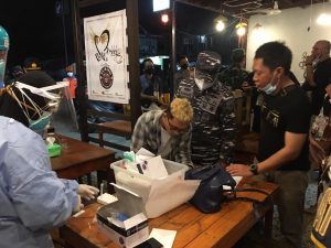 Danlanal Sangatta Turun Langsung Pantau Pelaksanaan Patroli Mobile Swab