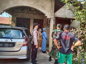 Polsek Sangatta Utara Gandeng Puskesmas Laksanakan 3 T