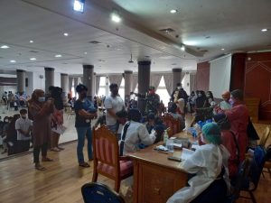 Kodim 0909/Kutai Timur Kembali Laksanakan Vaksinasi, Gandeng Dinkes Kutim