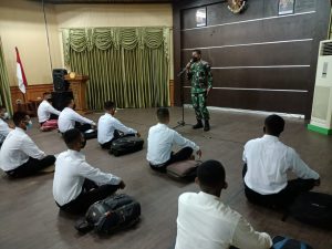 Kodim 0909/Kutai Timur Berikan Pembekalan Sebelum Berangkatkan 56 Pemuda Kutim Ikuti Seleksi Secaba