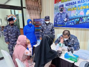 Pangkalan TNI – AL Sangatta Laksanakan  Vaksinasi Covid-19 Dosis 2, Sasar Masyarakat Umum