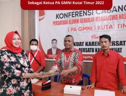 Puji Kinasih Nahkodai DPC. PA GMNI Kutim.