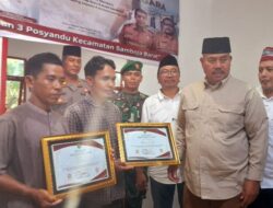 Tiga Warga Hibahkan Tanah Untuk Posyandu, Bupati Kukar Berikan Penghargaan