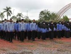 Sekab Kukar Jadi Pembina Apel Korpri, Minta ASN Jalankan Amanah Pelayanan