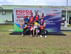 2 Emas, 1 Perak dan 1 Perunggu. Woodball Kutim Juara Umum tiga pada POPDA XVII 2025 di PPU