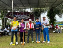Open Nasional Kedua, Woodball Kutim Menarik Perhatian Woodball Jawa Tengah.